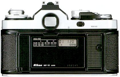 Фотоаппарат Nikon FM3a со сменной датирующей крышкой MF-16.