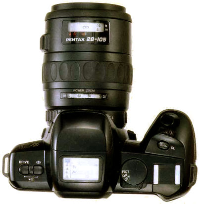 Элементы управления зеркальной фотокамеры Pentax Z-70.