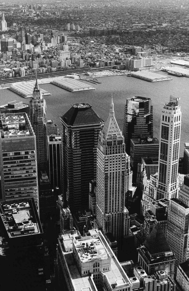 Вид на Нью-Йорк с Эмпайр-Стейт-Билдинг (фото. Роджер Хикс). Камера Leica M2, объектив Summilix-M 35 mm f/1.4, пленка Fortepan.